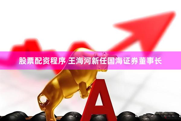 股票配资程序 王海河新任国海证券董事长